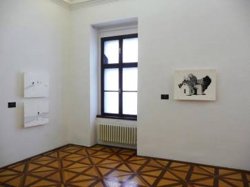 exhibition view Standing Waters, Bratislava City Gallery, 2017, photo: Mária Čorejová